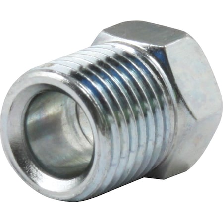 Allstar Performance 0.25 in. Dia. Inverted Flare Nuts; Zinc, 10PK ALL50116